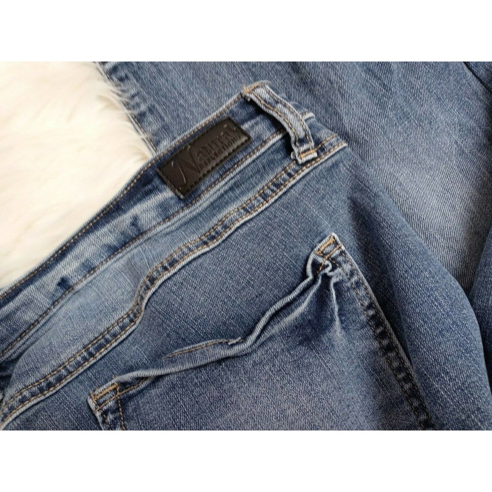 Natural Reflection Distressed High Rise‎ Blue Jeans - Picture 9 of 12